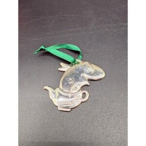 Dr. Seuss Cat in the‎ Hat Christmas Ornament 2003 Official Movie Metal Teapot